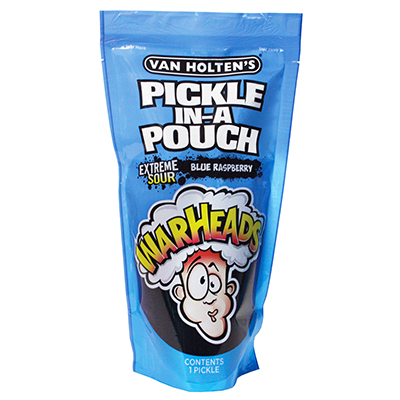 WARHEADS BLUE RASPBERRY PICKLE