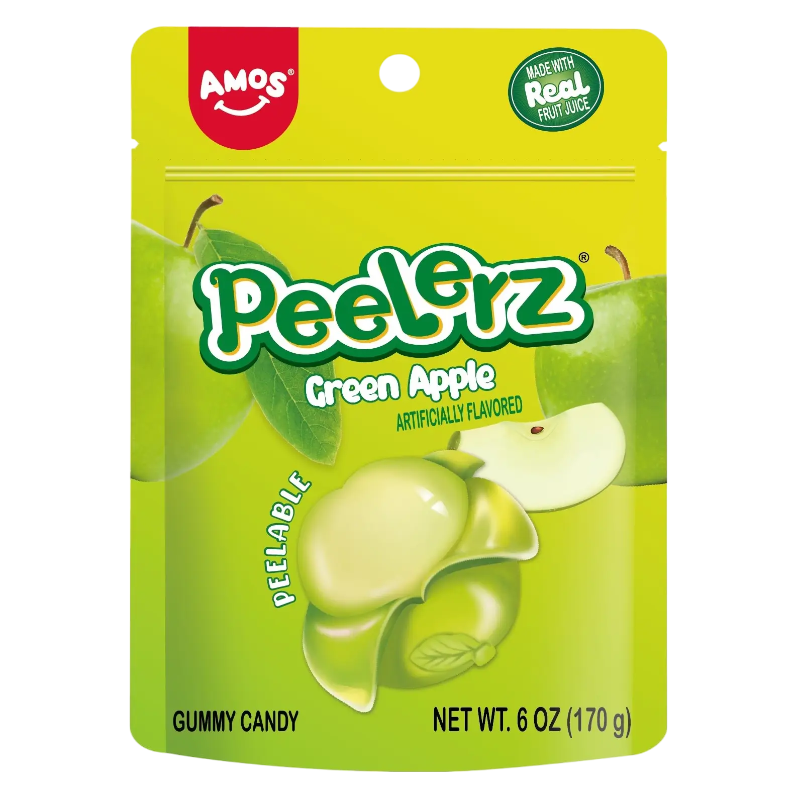 Amos Green Apple Gummy Peelerz